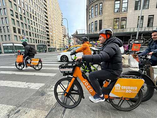 Joco almost died at launch. Now, it's a lifeline for e-bike delivery riders — and a profitable business | TechCrunch Joco almost died at launch. Now, it's a lifeline for e-bike delivery riders — and a profitable business | TechCrunch